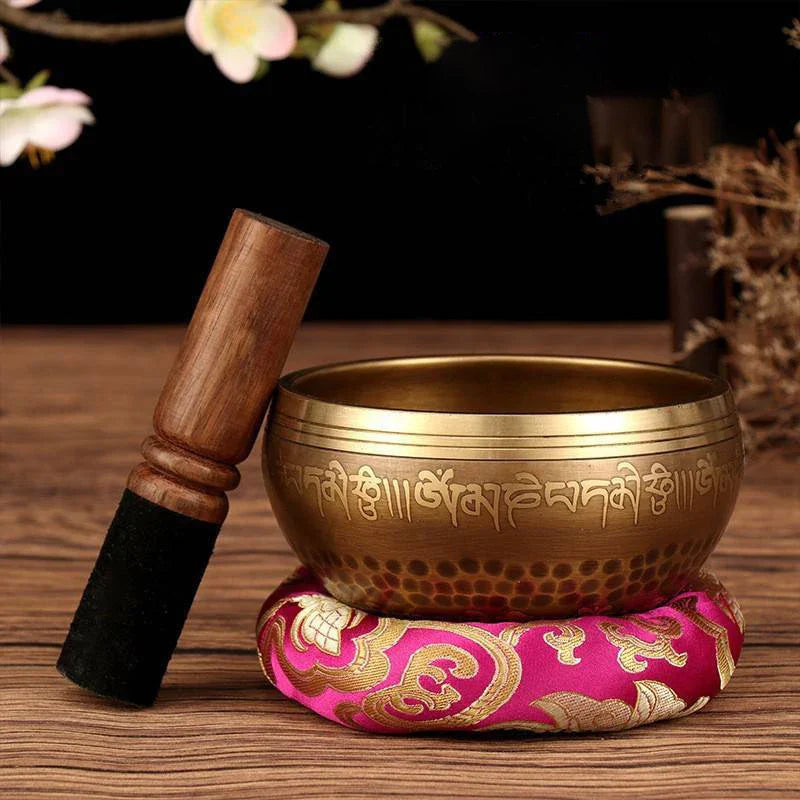 Tibetan Singing Bowl Buddhist Meditation Massage Yoga Chakra