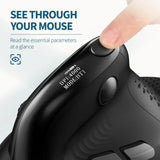 Wireless Bluetooth Delux M618XSD Seeker Ergonomic Vertical Mouse