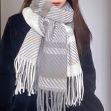 2023 Plaid Wrap Scarve New Vintage Versatile Foulard