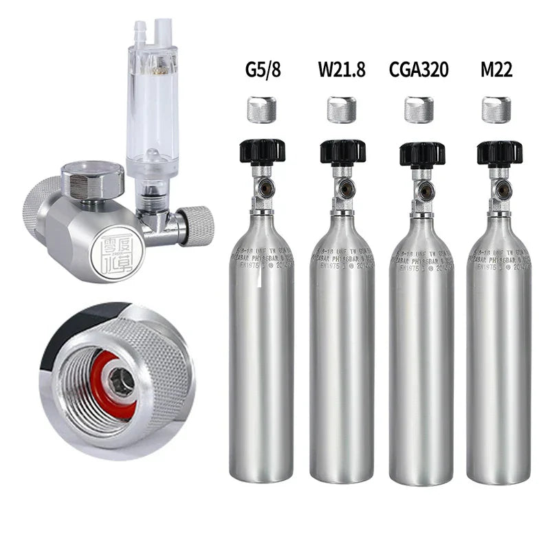 Aquarium CO2 regulator, aquarium aluminum alloy simple single