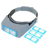 1.5X2X2.5X3.5X Professional Head Wearing Magnifier Optivisor Eye Loupe
