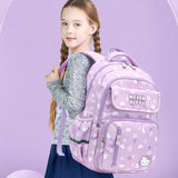 Sanrioed Hello kitty Schoolbag Cartoon Strawberry Kitty Cat