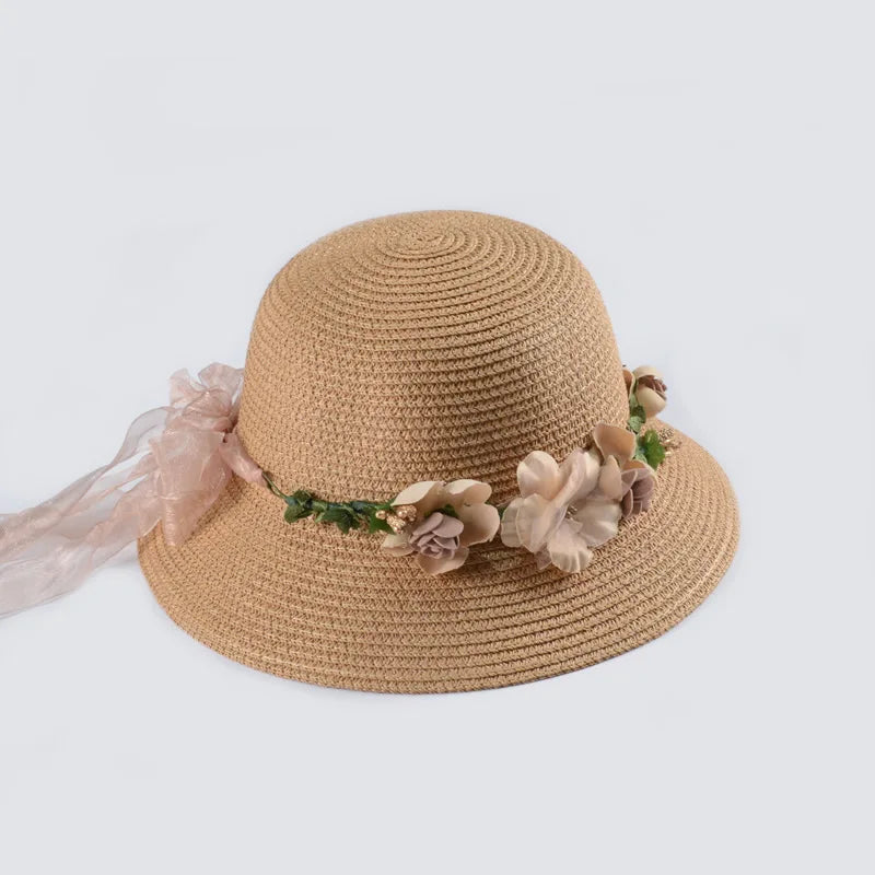 Simple Parent-child Summer New Women's Sun Hat Bucket