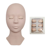 Training False Eyelash Practice Lash Silicone Mannequin Model
