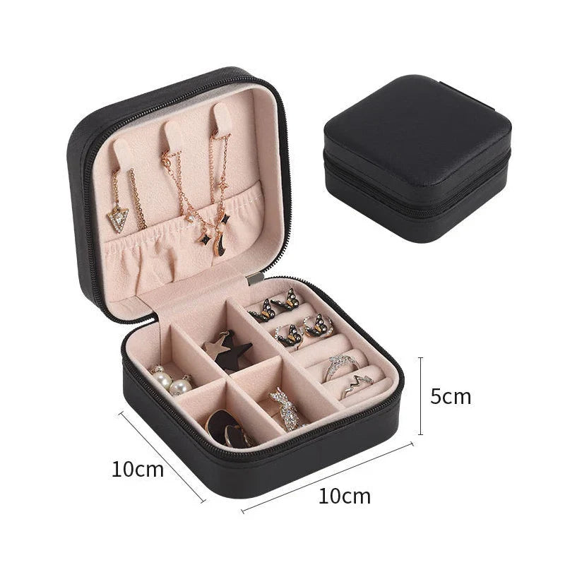 Portable Jewelry Box Jewelry Organizer Display Travel Jewelry