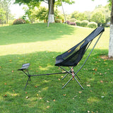 Outdoor Folding Chair Footstool Portable Recliner Lazy Foot