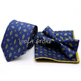 45 Color Paisley Geometry Striped 7.5cm Tie Set