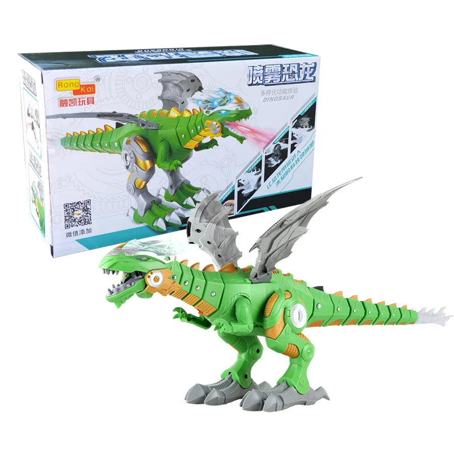 Big Size 47cm Electronic Walking Dinosaur Roaring Flashing