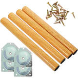 Solid Wood Table Legs Furniture Replacement Parts Dining