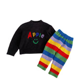 2024 Winter Children Girls 2PCS Clothes Set Cotton