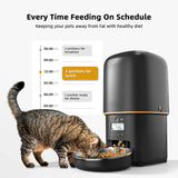 Automatic Cat Feeder Smart Pet Feeder, Timed Automatic