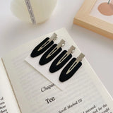4pcs Set Teardrop Hair Clips for Girls and Babies