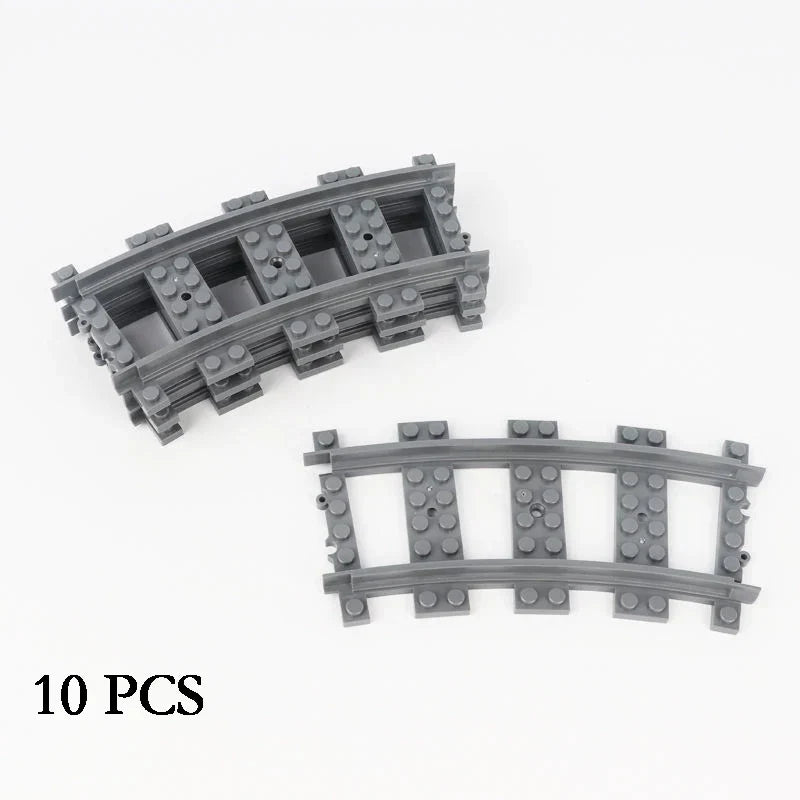 City Train Track Building Block Set 100PCS Soft