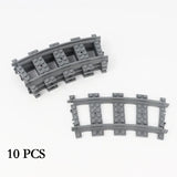 City Train Track Building Block Set 100PCS Soft