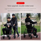 Foldable Walker For The Elderly Portable Walking Stick