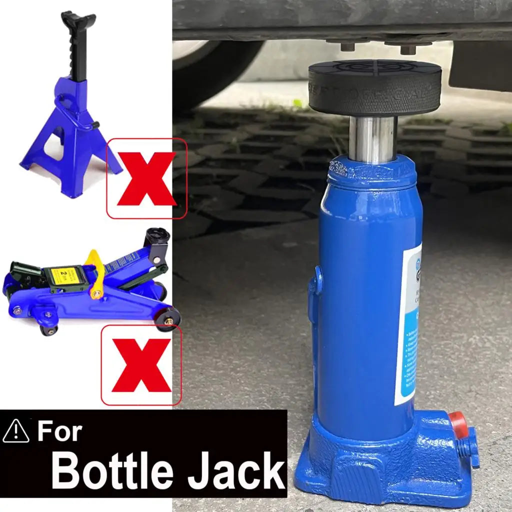 Universal Bottle Jack Rubber Pad Antislip Adapter Support