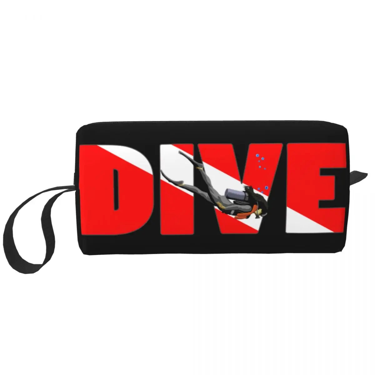 Born To Dive Padi Flag Cosmetic Bag Women