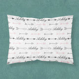 Name Personalized Baby Crib Cushion Cover Cute Bed