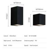 Led Wall Lamp Outdoor Waterproof Up Down GU10