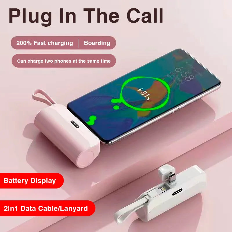 10000mAh Fast charging Power Bank Mini External Type