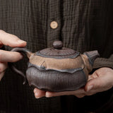 Gilded Iron Glaze Lotus Fragrance Pot Pu'er Tea