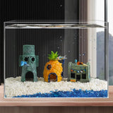 Cartoon Fish Tank Decor Figures Ornaments Simulation Resin