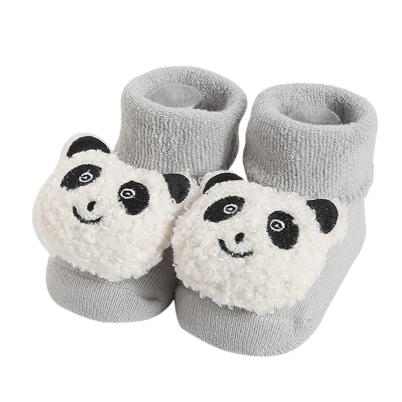 1Pair Winter Baby Boys Girls' Toddler Socks Cartoon