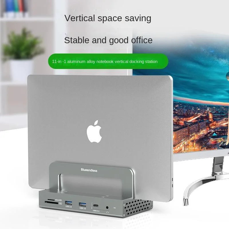 11 In 1 Aluminum Alloy Notebook Vertical Docking