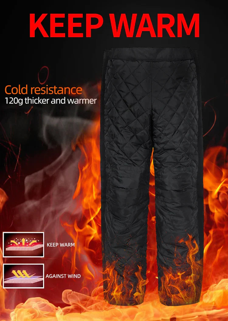 Winter Quick Take Off Trousers Men's Motorcycle Quick Release Pants Built in CE Protectors Warm Waterproof Pants Motocross Pants