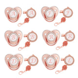 Baby Pacifier Letter Clip Chain Cover Newborn 26