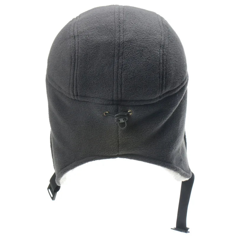 Men's Winter Berber Fleece Hat Warm Thick Add