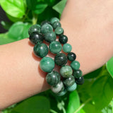 Natural Gem Stone AA Green Emerald Jades Round