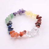 Stretch Natural 5-8mm Chips Bead Bracelet Healing Crystal