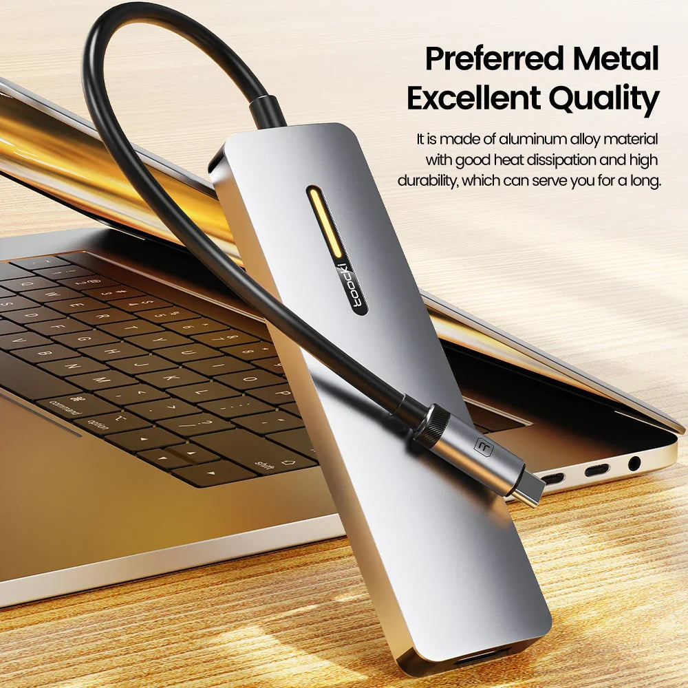 Toocki USB 3.0 HUB Type C To HDMI-Compatible