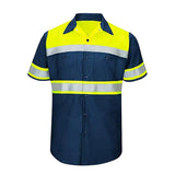 Size S-4XL Summer Outdoor Work Shirts with High