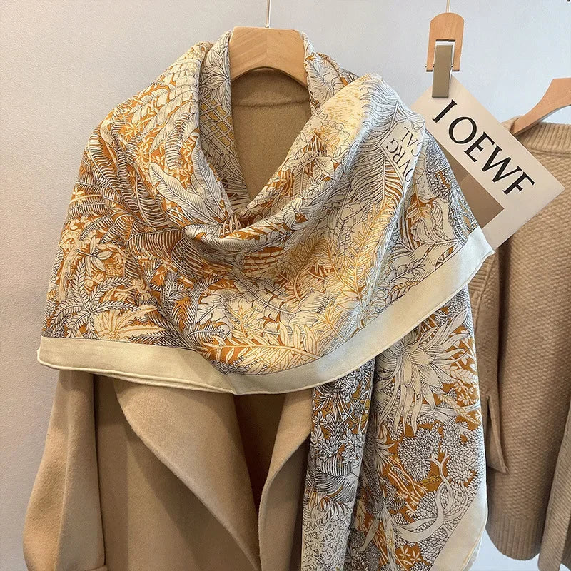 Luxury highend scarves for women's autumn and winter