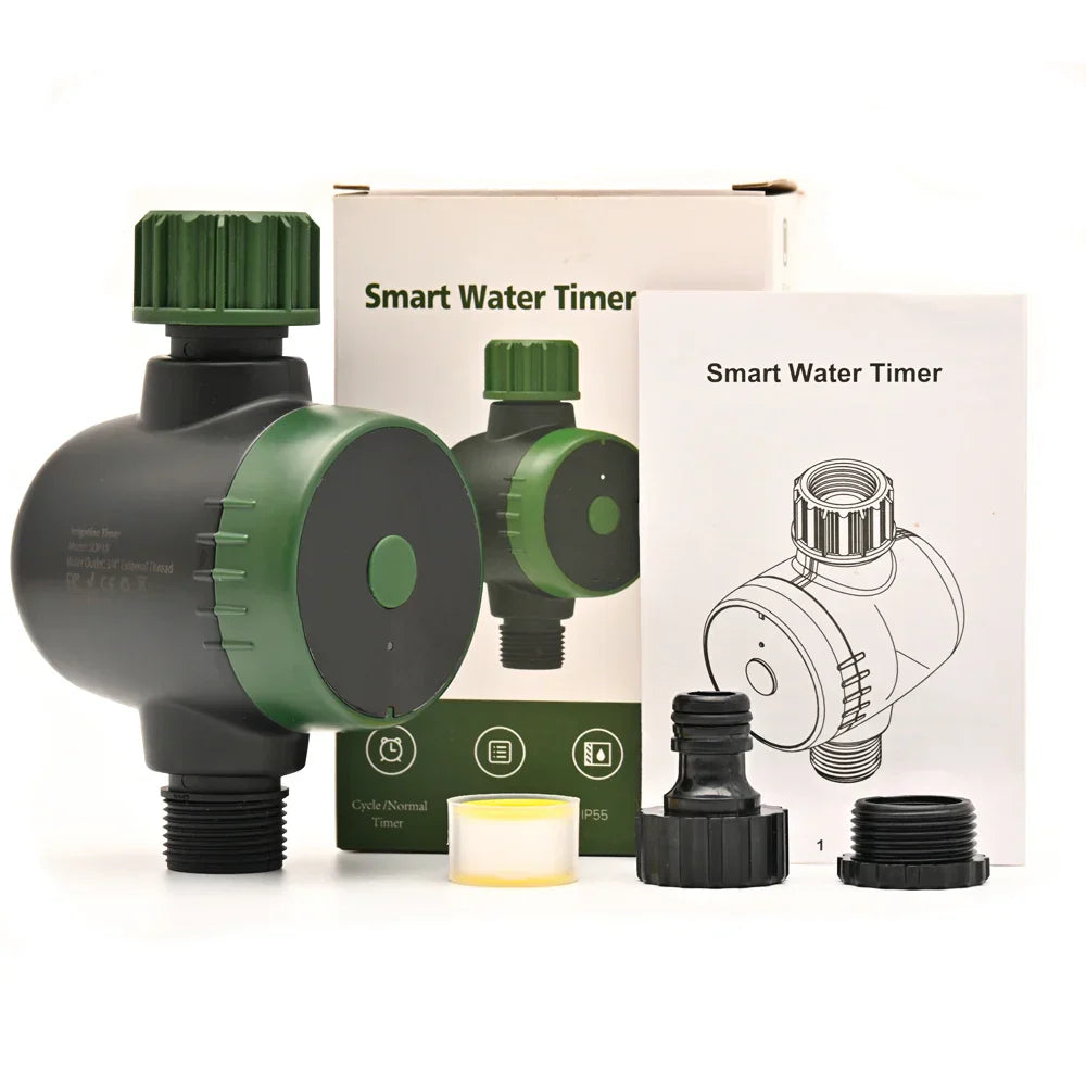 Irrigation Timer Tuya Smart Phone Ip55 Waterproof Blue