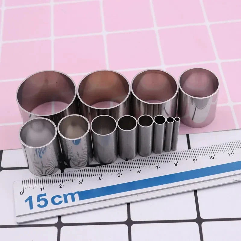 Stainless Steel Round Polymer Clay Cutting Mould Soft