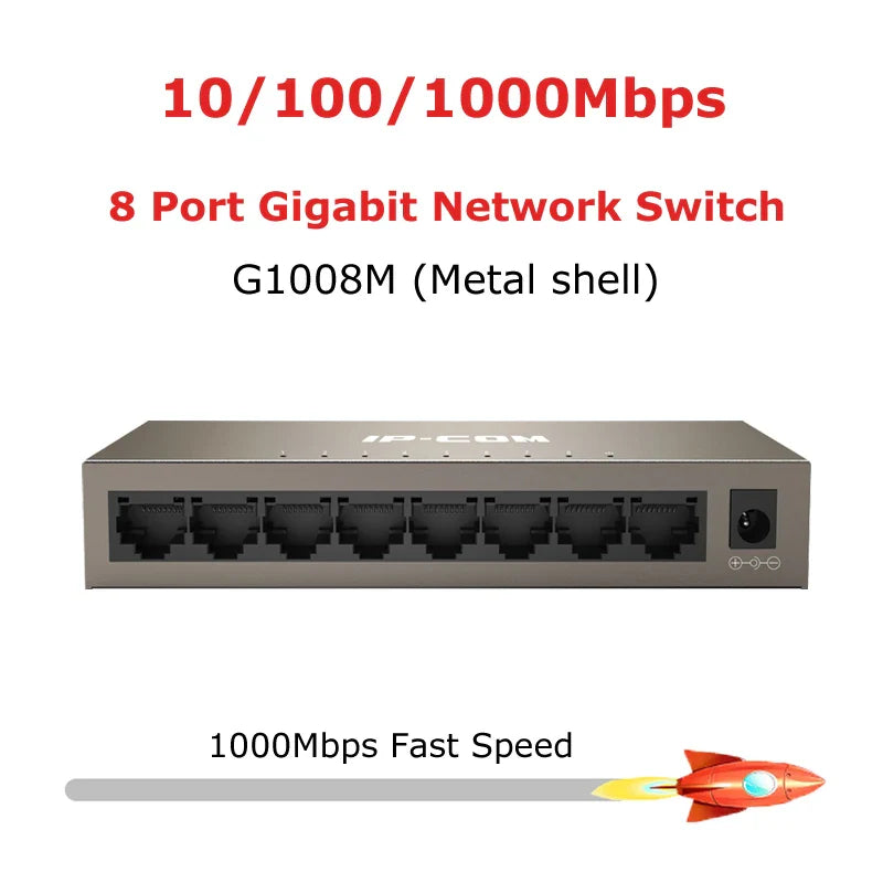 5 8 Port Full 1000Mbps Gigabit Network Switch