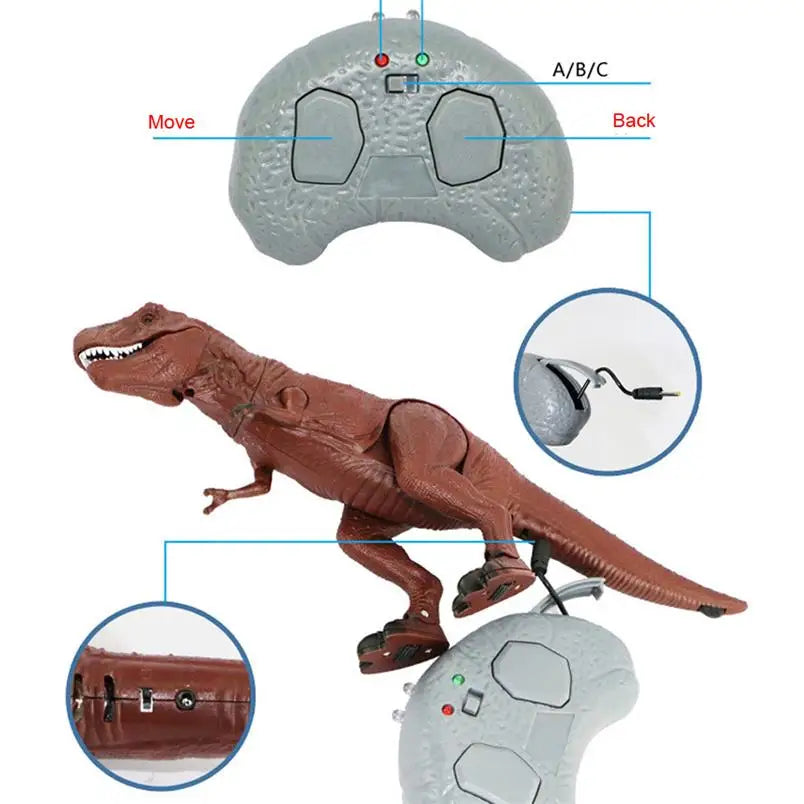 Infrared Remote Control Dinosaur Trick Kid Toy RC