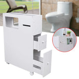 Toilet Side Cabinet 4 Layer Narrow Storage Cabinet