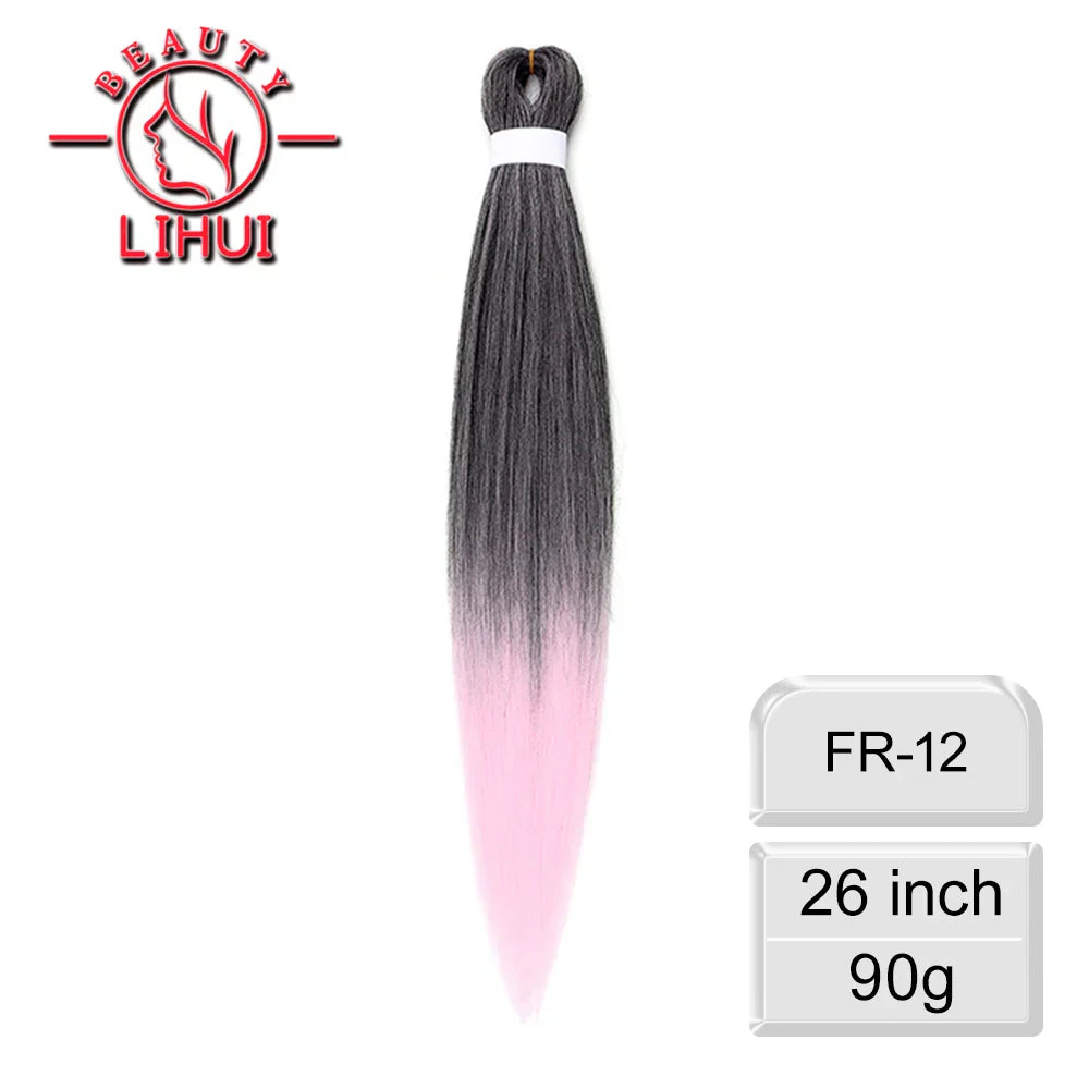 Braiding Hair Pre-stretched Synthetic Jumbo Braiding Hair Extensions