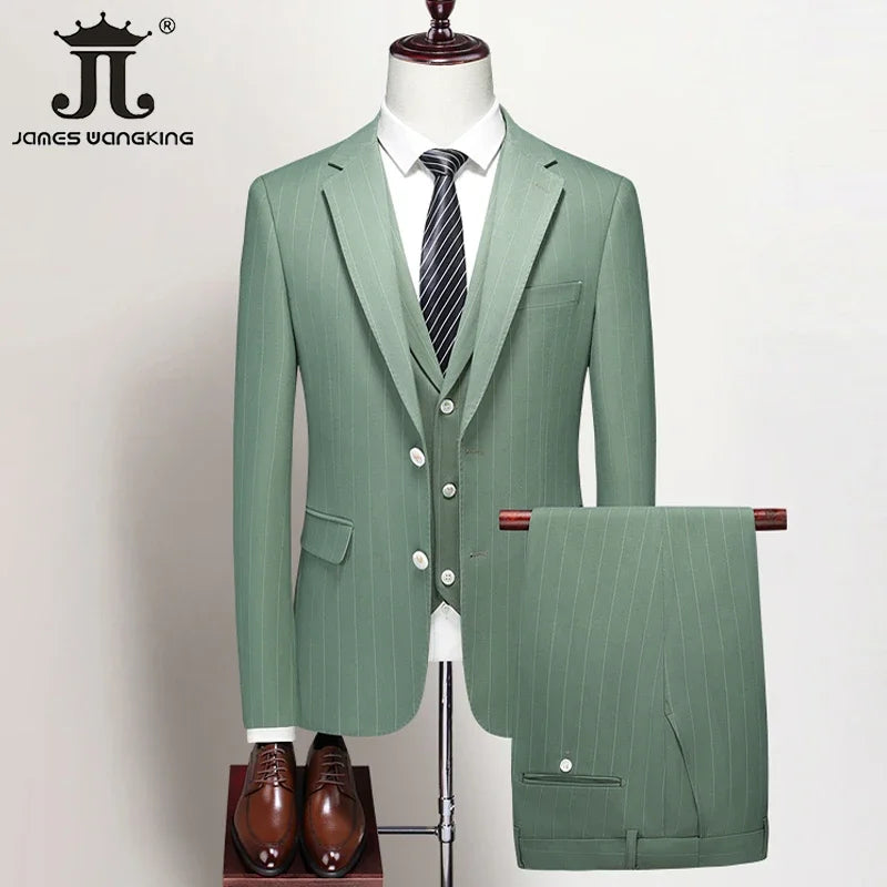 S-5XL ( Blazer + Vest + Pants )