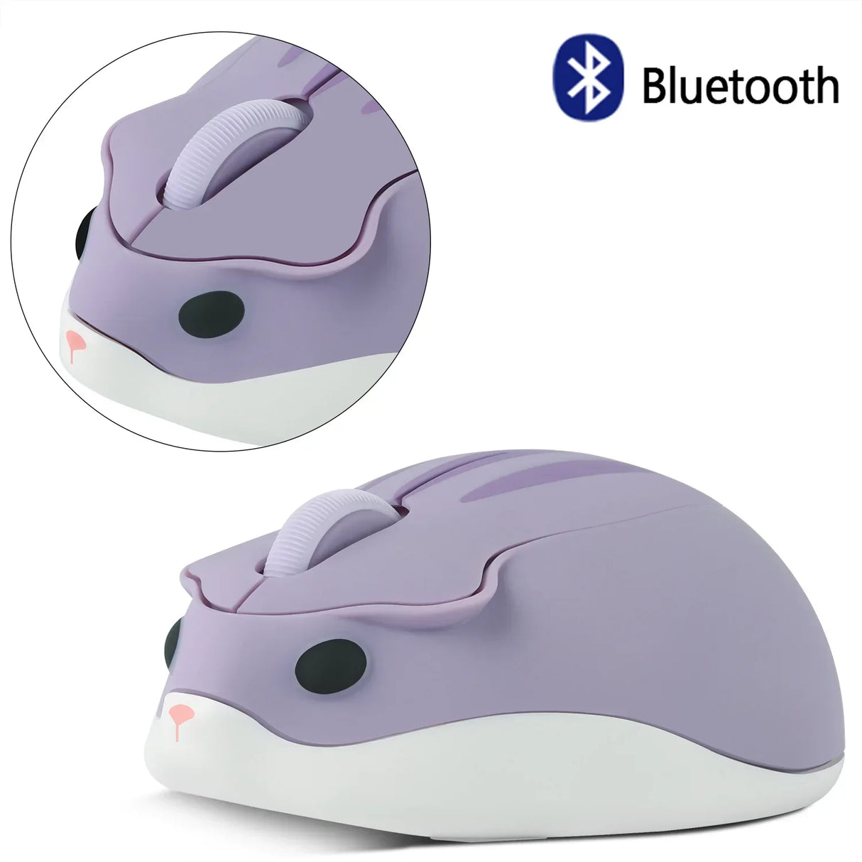 Cute 2.4G Wireless Bluetooth Mouse Mini Optical Silent