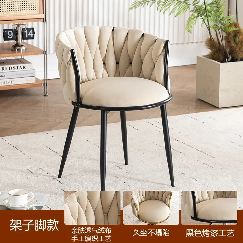 Adjustable Swivel Makeup Chair Living Room Dining Chair