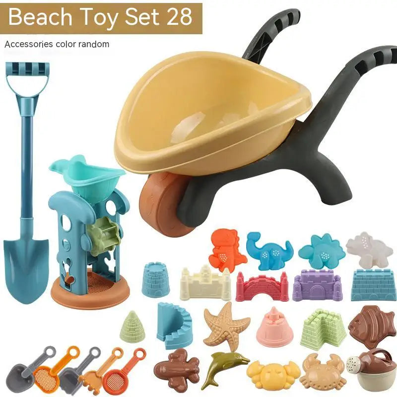 Beach Toys Sandbox Silicone Bucket Sand Toys Sandpit