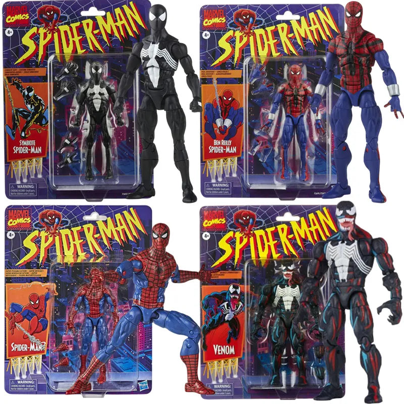 Hasbro Spider Man Marvel legends Venom Deadpool Action