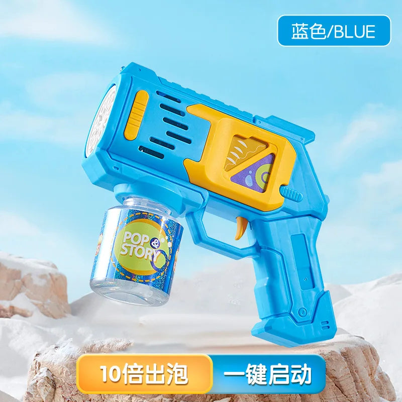Newelectric lighting10 Holes Bubble Machine Outdoor ToysSpacemanFully Automatic