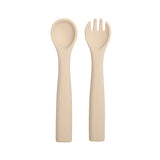 Food Grade Baby Soft Silicone Spoon Fork Set