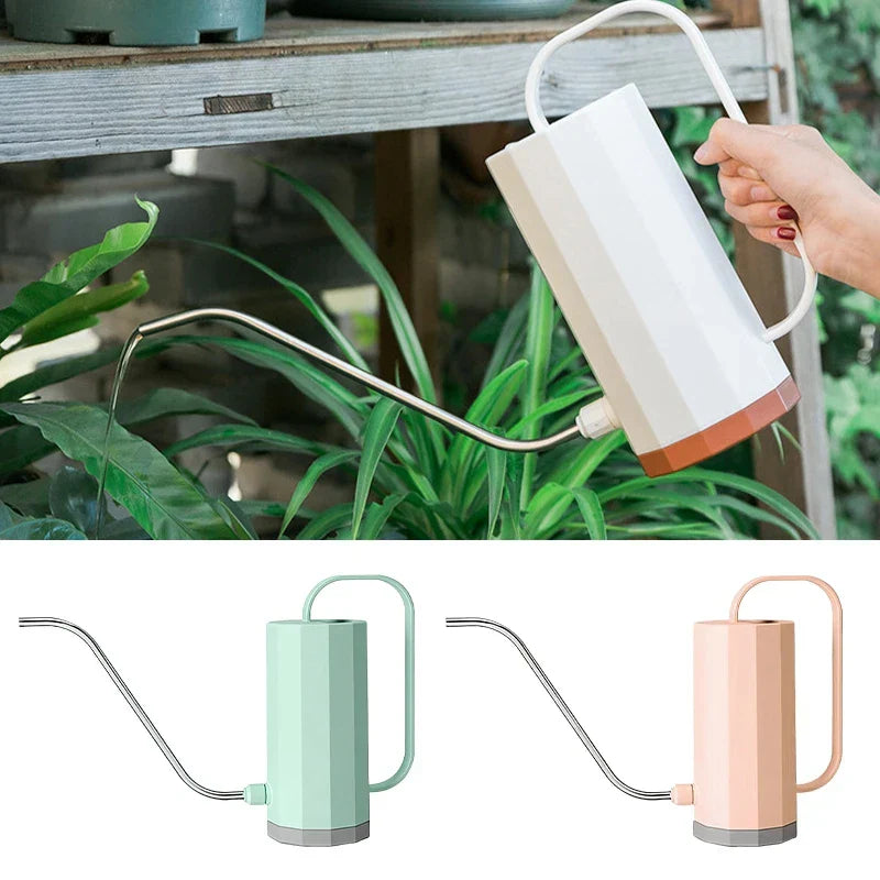 1L1.5L Long Spout Watering Can Plastic Flower Potted